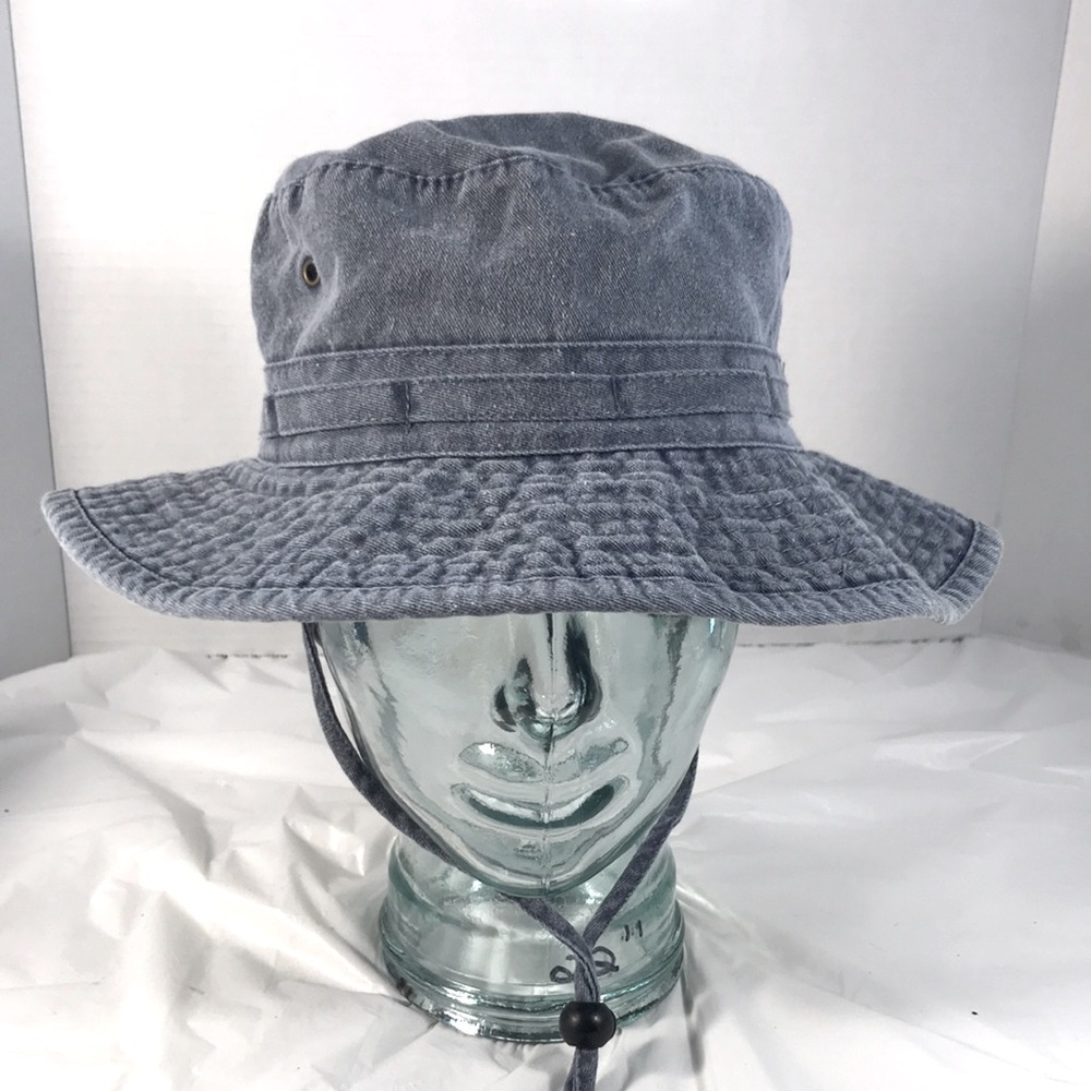 Men's Unisex Doreman Pacific 100% Cotton Dusty Gray Bucket Sun Fisherman Hat